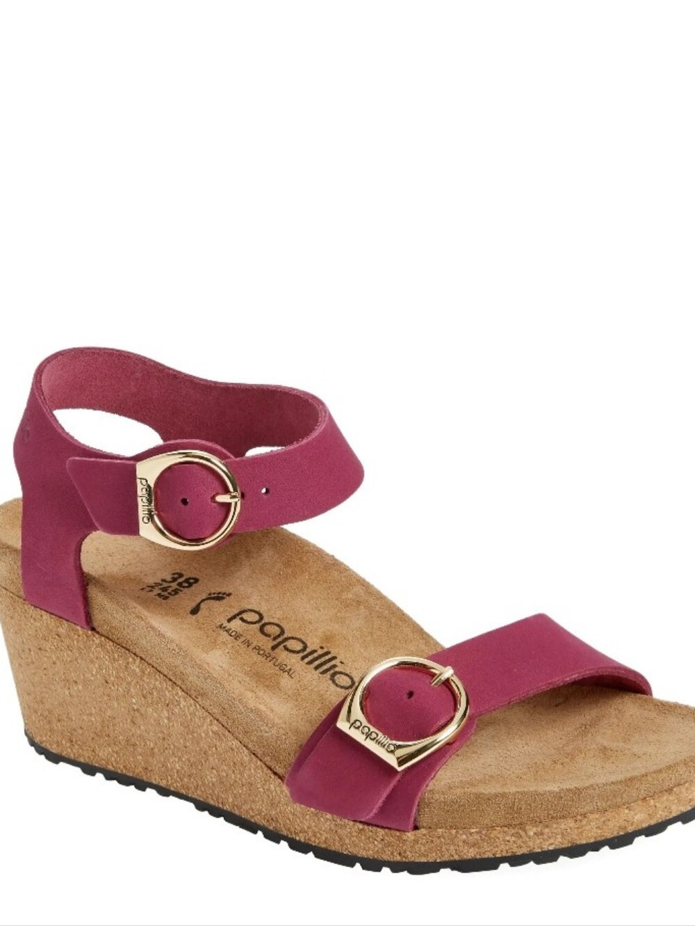 Birkenstock Papillio Solley Wedge Sandal- Boysenberry